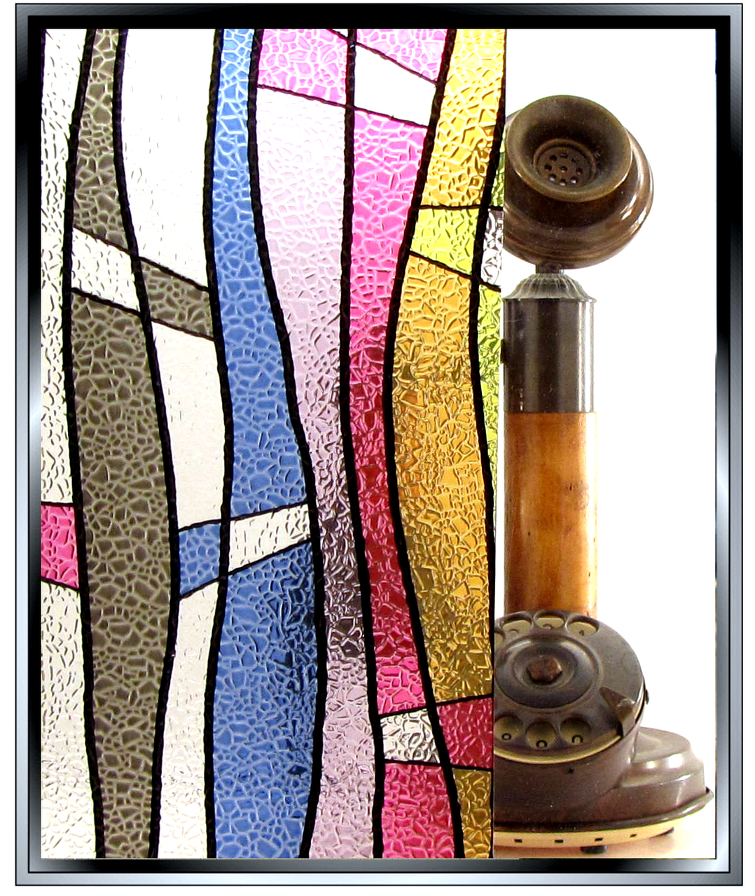 Jewel Stained Glass DIY Static Cling Window Film
